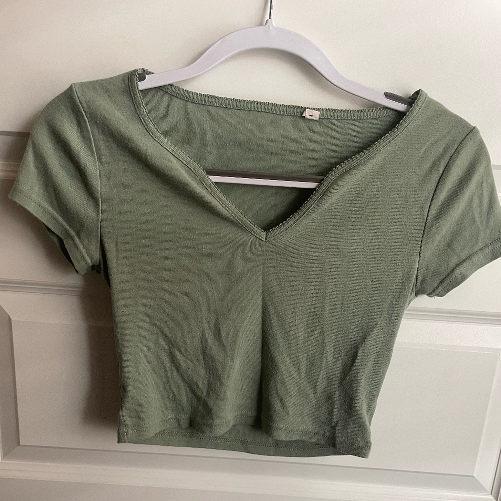 Pac Sun Green Crop Top